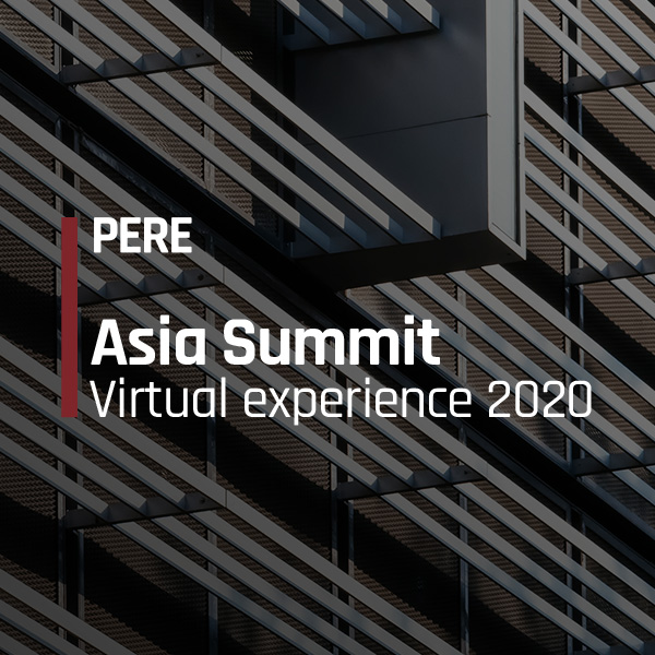 PERE Asia Summit Virtual Experience 2020 Asia's Largest RE Event