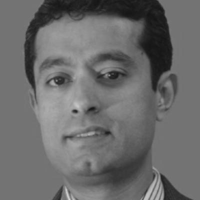 Kulkarni_Pushkar (BW) A speaker photo for Pushkar Kulkarni