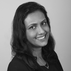 A speaker photo for Nisha Raghavan