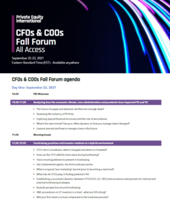 CFO Fall Forum Agenda