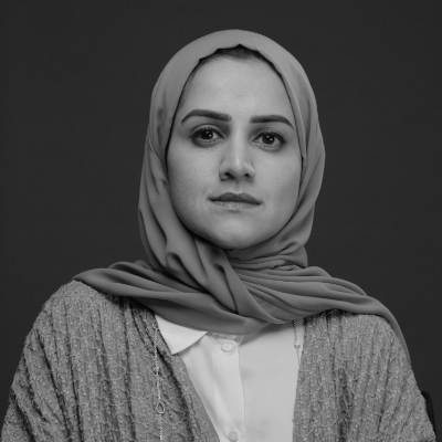 A speaker photo for Rehab Al-Lawati