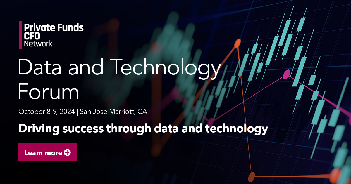 Private Funds CFO Data Technology Forum October 8 9 San Jose