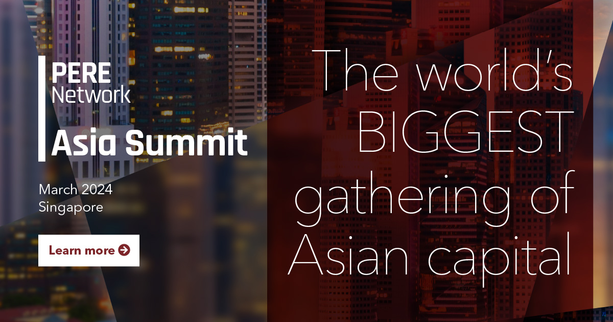 PERE Asia Summit 2024 Expand your investor network