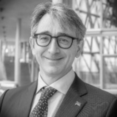 A speaker photo for Aldo M. Romani