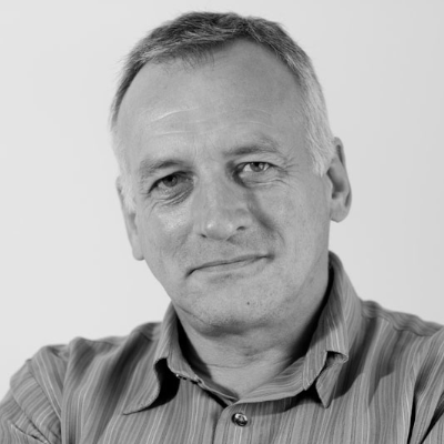 A speaker photo for Pierre Courtemanche