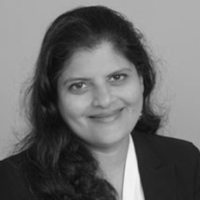 A speaker photo for Deepa Chakrapani 