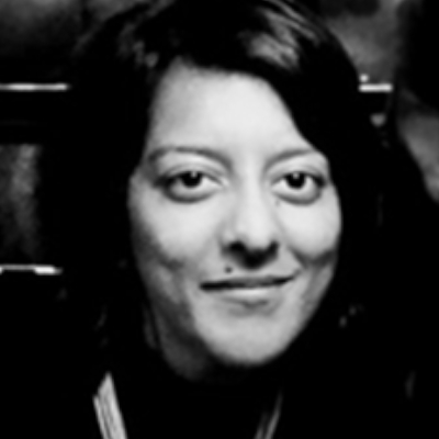 A speaker photo for Anuradha Tia Banerjee
