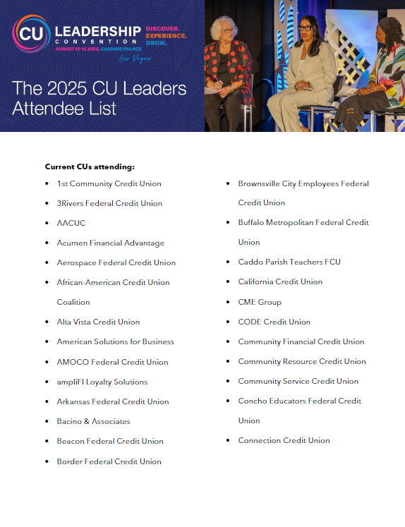 CU Leadership Convention 2025 – Caesars Palace, Las Vegas