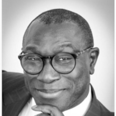 A speaker photo for Dr. Hubert Danso