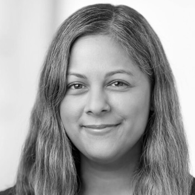 A speaker photo for Leela Ramnath