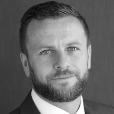 A speaker photo for Derek Bunting