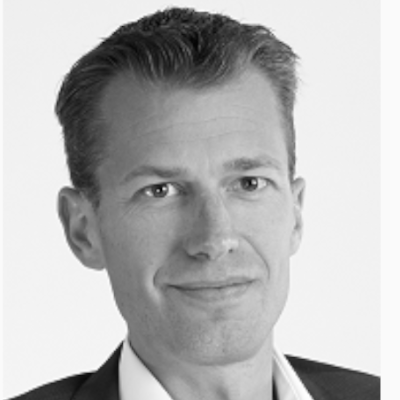 A speaker photo for Menno van den Elsaker