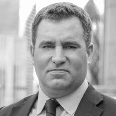 A speaker photo for Kieran Farrelly
