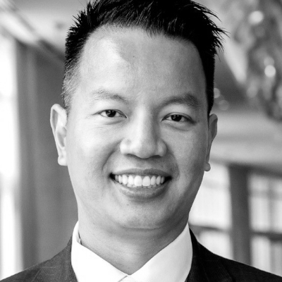 A speaker photo for Barry Chien