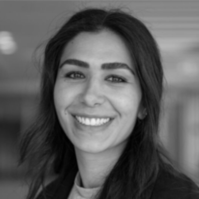 A speaker photo for May Rahmani