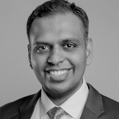 A speaker photo for Raghuram Natarajan