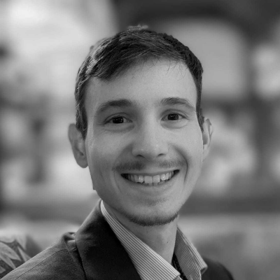 A speaker photo for Sylvain Forté