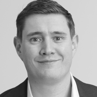 A speaker photo for Nick Fisher