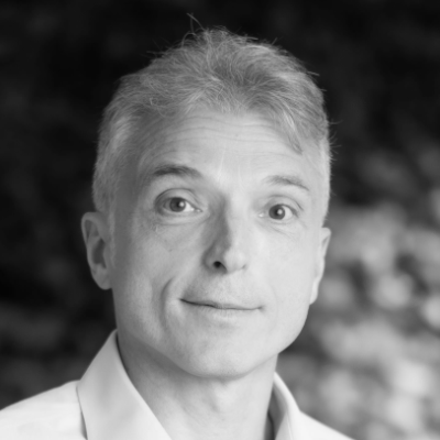 A speaker photo for Valerio Fuschini