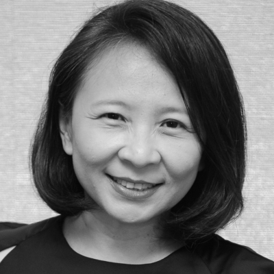 A speaker photo for Sharon Lim