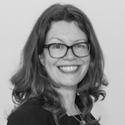 A speaker photo for Caroline Harrison