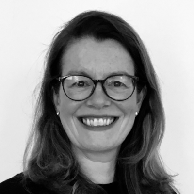 A speaker photo for Caroline Harrison